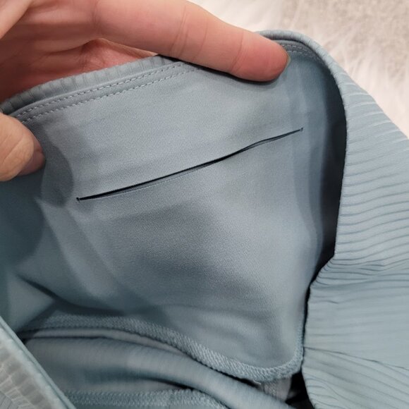 Girlfriend Collective Blue Mid Rise Ribbed Mist Pull On Leggings Size XS New Tag - Picture 8 of 9